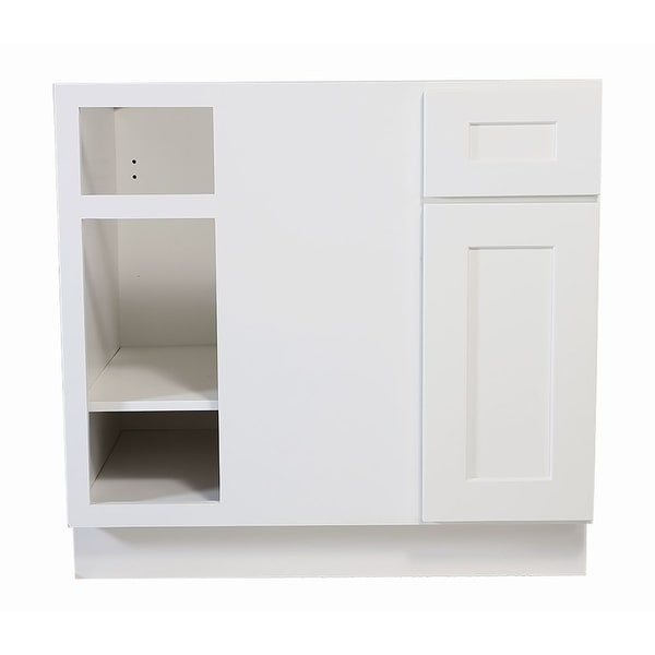 Shop Design House 561522 Brookings 36" Wide x 34-1/2" High Kitchen Blind Corner Base Cabinet ...