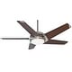 preview thumbnail 1 of 3, Casablanca 54" Stealth Ceiling Fan with LED Light Kit and Handheld Remote Brushed Nickel