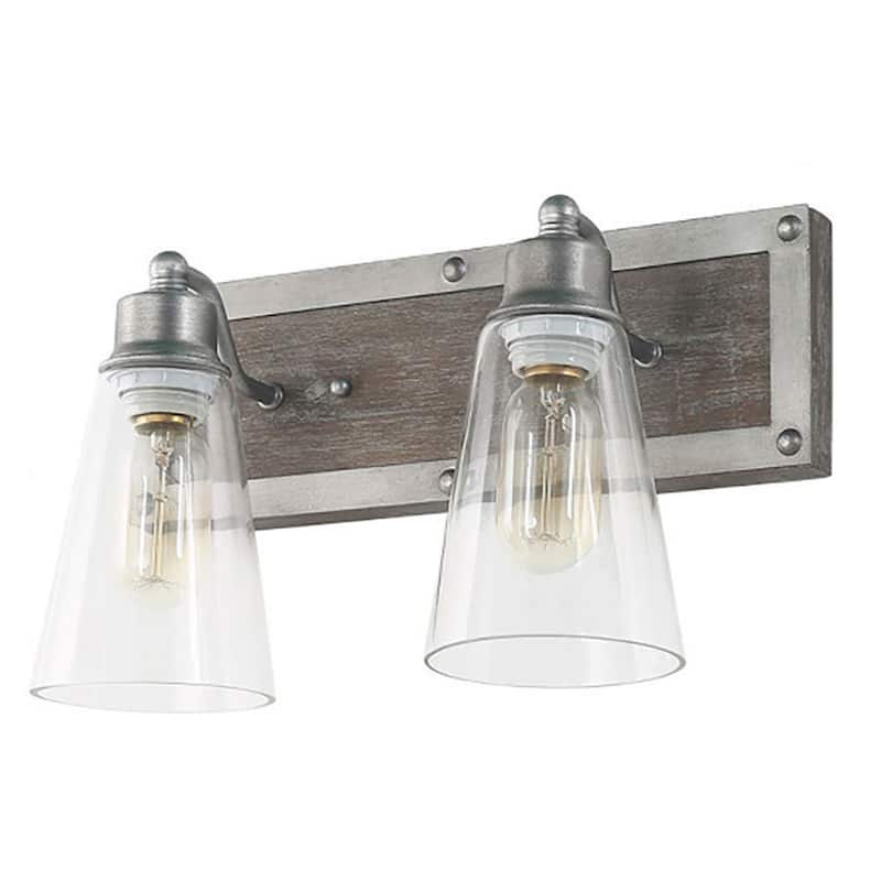 Carbon Loft Antique Bathroom Vanity Silver Linear Wall Sconce