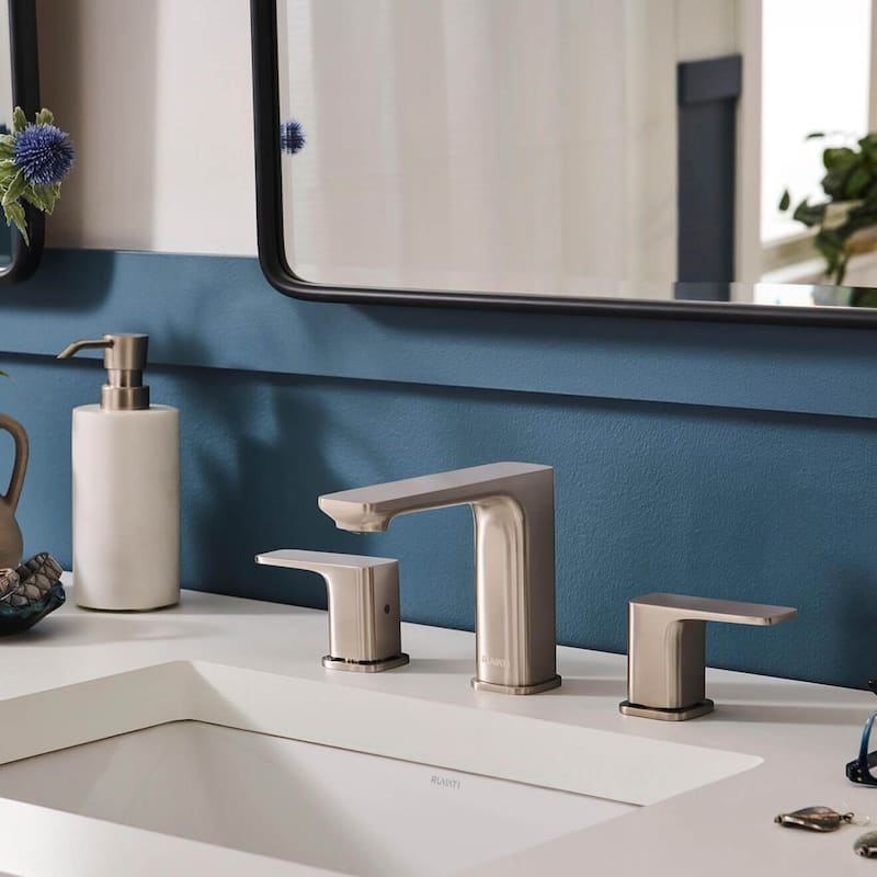 Ruvati Lanai Two Handle Widespread Bathroom Faucet in Brushed Nickel - RVF5237BN - 7'6" x 9'6"