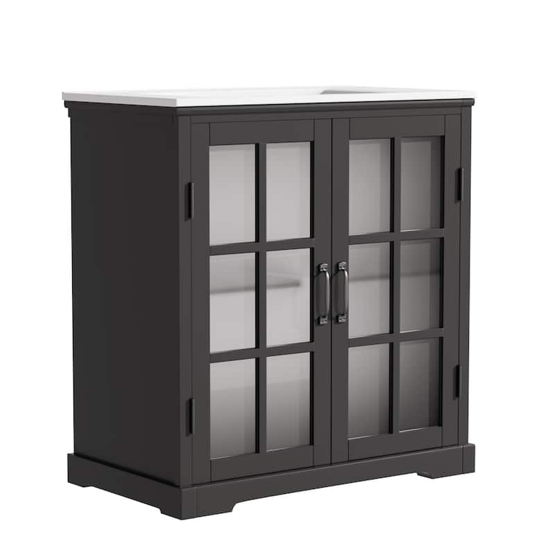 Christopher Knight Home - Carl 30" Bathroom Vanity with Ceramic Sink