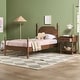 preview thumbnail 15 of 21, Walker Edison Twin Bed with 1-Drawer Nightstand Bedroom Set