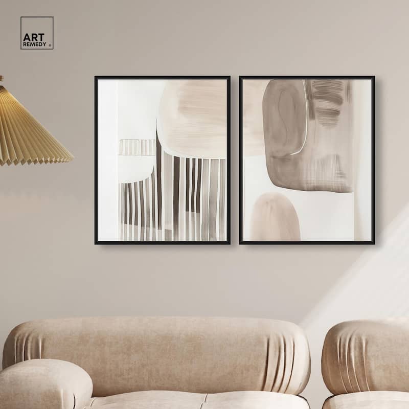 Slumbering Patterns II Canvas Set of 2 by Art Remedy