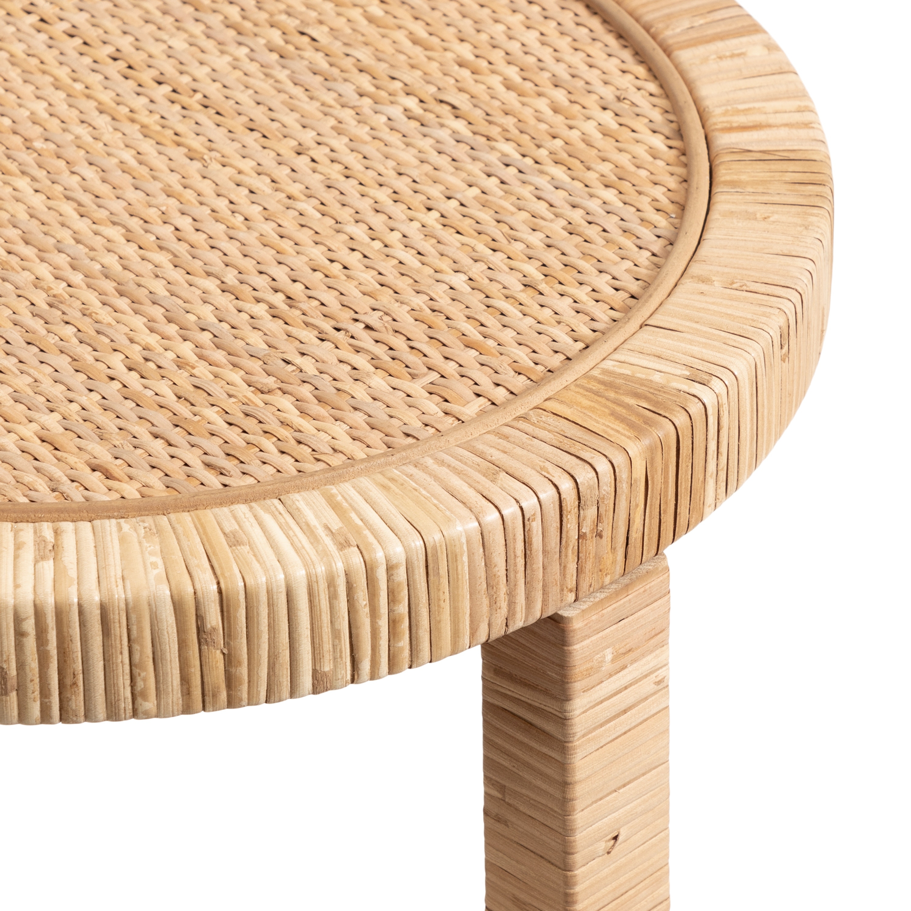 Kate and Laurel Rafina Rattan Side Table - 16x16x24 - Overstock