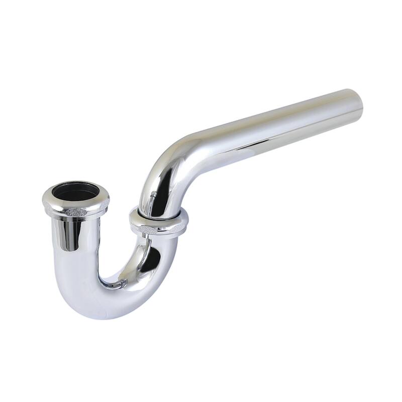 Kingston Brass Made To Match 1-1/4 Inch Decor P-Trap without Flange, 12-7/8 Inch Length, 18 Gauge - Polished Chrome