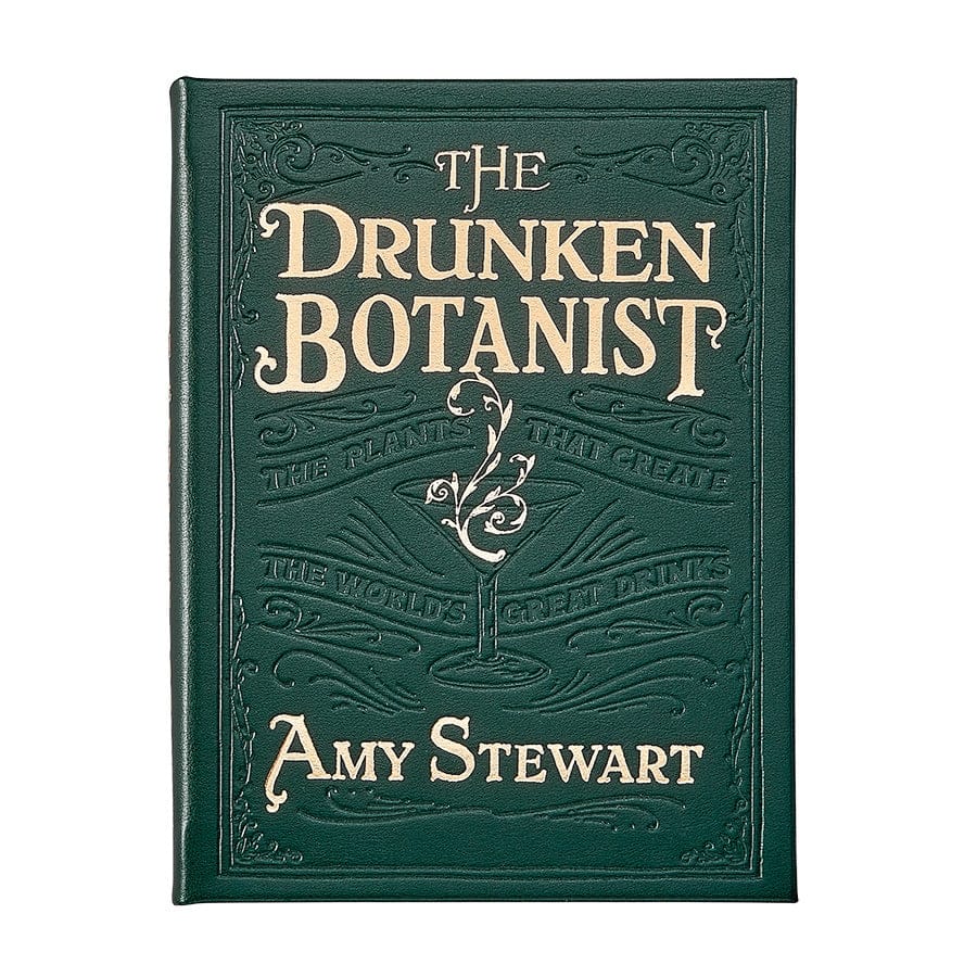 Graphic Image The Druken Botanist Coffee Table Book, Leather, Green
