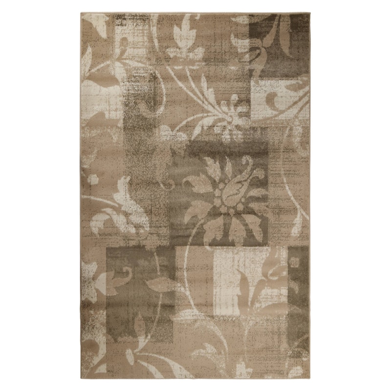 Superior Pastiche Contemporary Floral Patchwork Area Rug