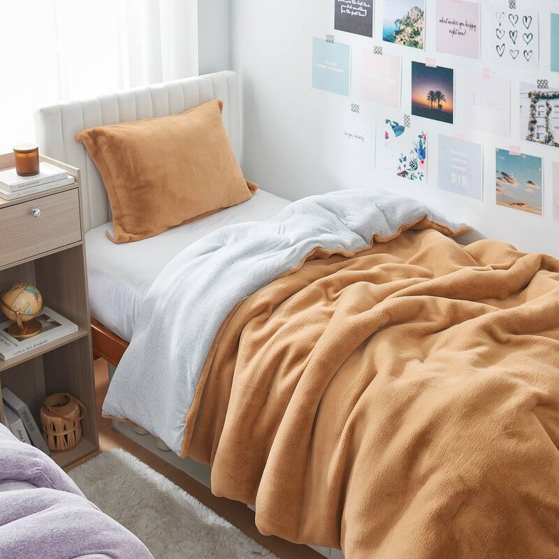 Chunky Sweater - Coma Inducer® Oversized Comforter Set - Copper Taupe - Twin XL