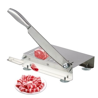 Manual Frozen Meat Slicer with 8-Inch Stainless Steel Meat Cutter - 8in ...