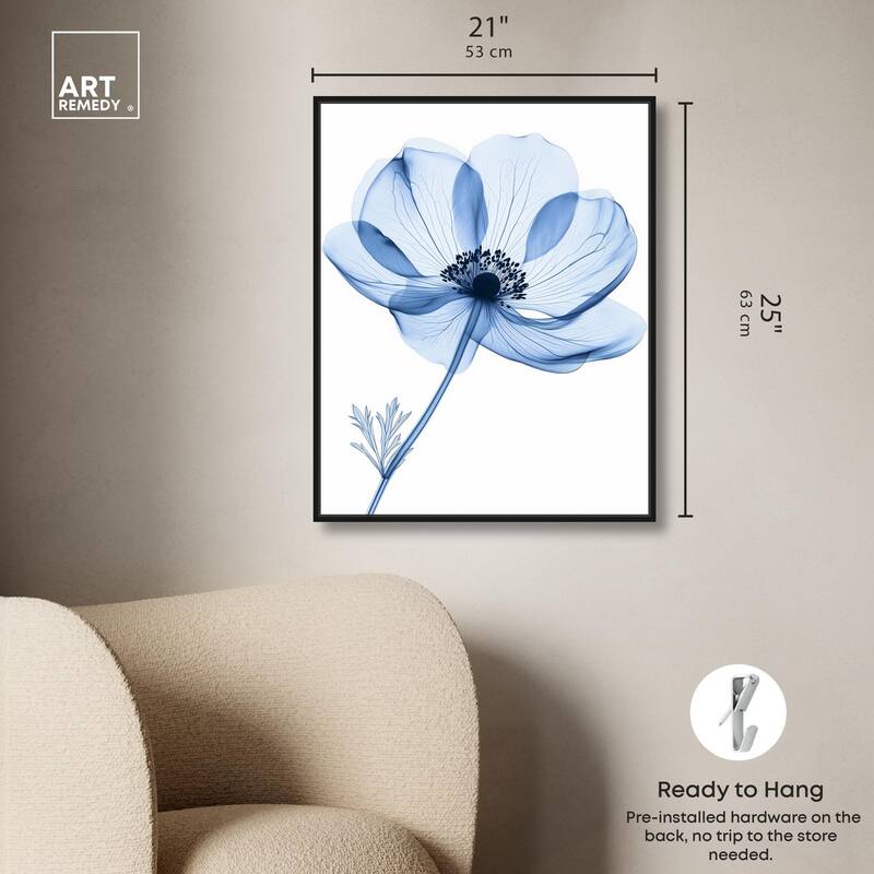 Floral Radiograph Canvas by Art Remedy