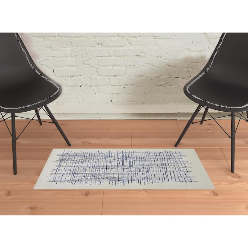 Wivij Stain Resistant Area Rug By HomeRoots - 2' x 3'