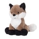 preview thumbnail 2 of 2, Lambs & Ivy Painted Forest Brown/White Plush Fox Stuffed Animal - Knox