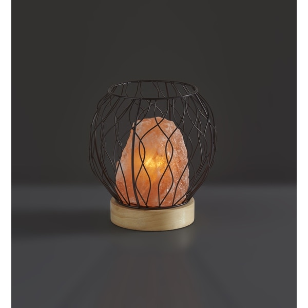 salt table lamp