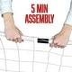 preview thumbnail 4 of 4, Set of Two Youth Soccer Goals with Soccer Ball and Pump - 47.5" x 22.5" x 25"