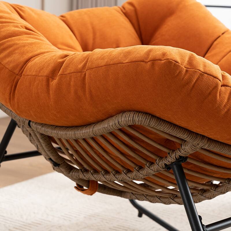 Rocking Chair, Chenille Upholstered Accent Chair, Modern Nursery Rocking Chair for Living Room, Bedroom, Apartment