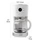 Haden 12-Cup Programmable Coffee Maker with Strength Control and Timer