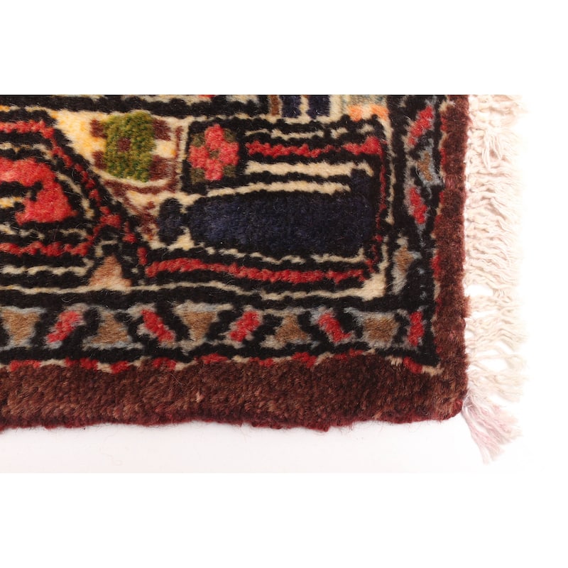 ECARPETGALLERY Hand-knotted Andelz Copper Wool Rug - 2'7 x 6'6