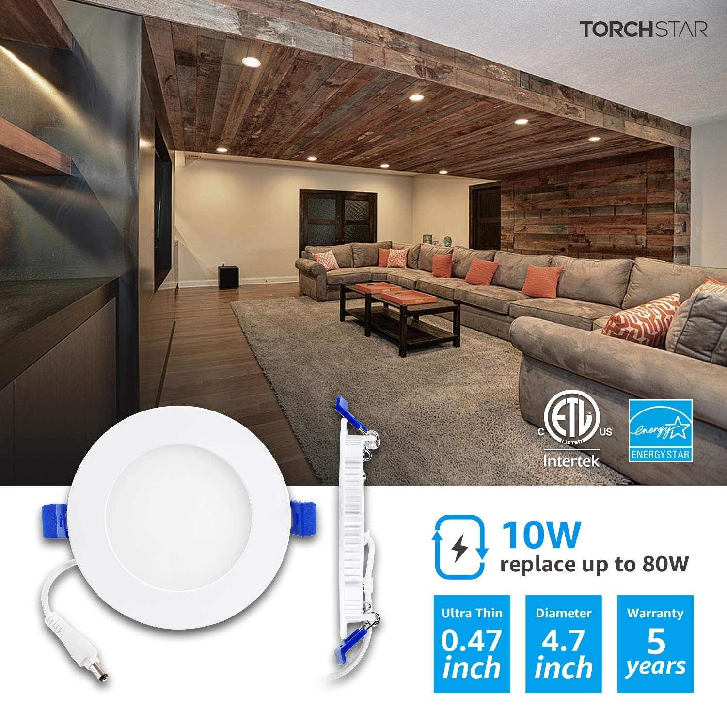 16 Pack 10w 4 Inches Recessed Ceiling Light With Junction Box 4000k