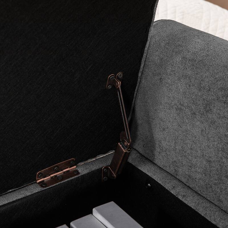 Modern Upholstered Storage Bench