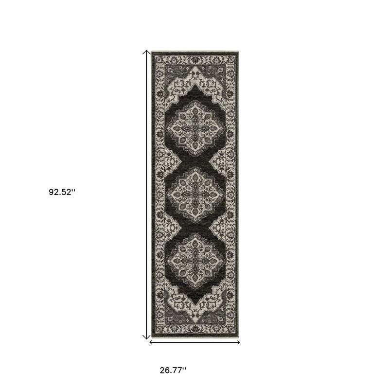 HomeRootsMedallion Traditional Rectangle Area Rug