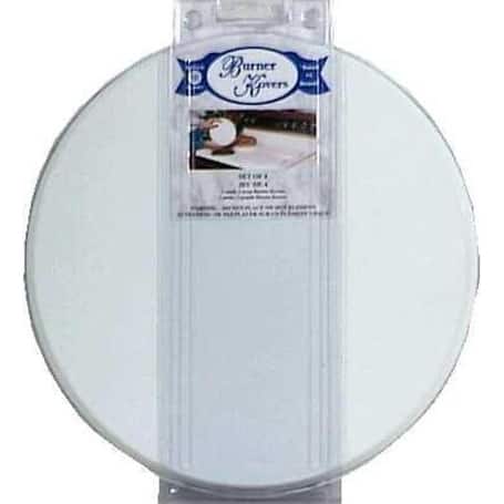 Range Kleen 501 White Burner Cover Set 4