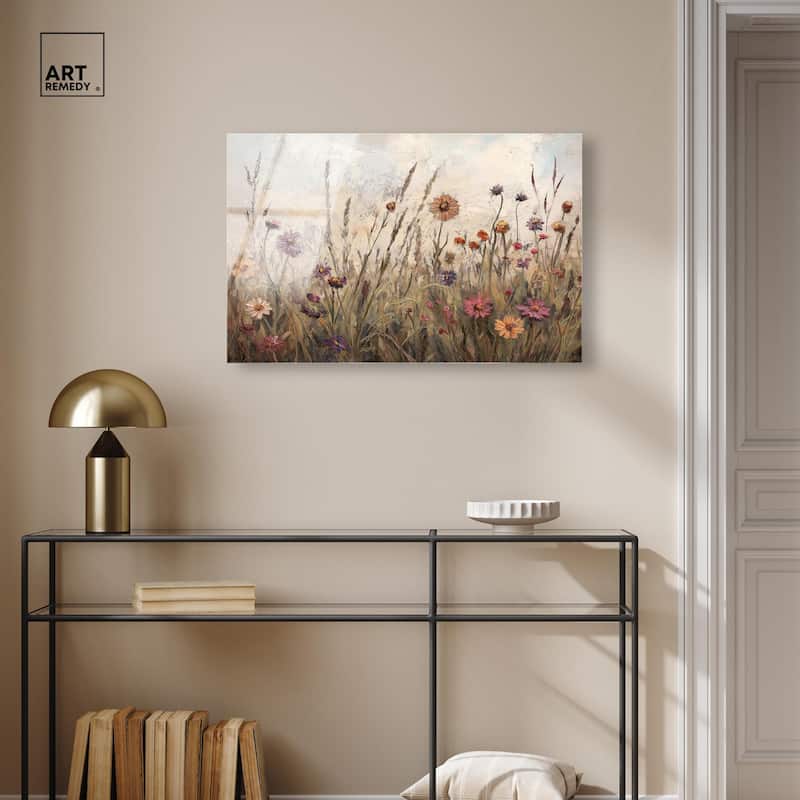 Vintage Blooms II Acrylic by Art Remedy, Ready to Hang