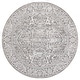 preview thumbnail 43 of 47, SAFAVIEH Princeton Patricie Vintage Distressed Boho Oriental Polyester Rug 5' Round - Grey/Beige - Round