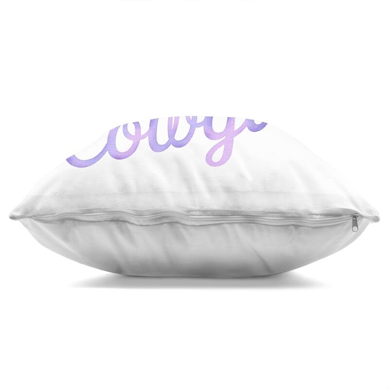 Stupell Purple Disco Cowgirl Hat Decorative Printed Throw Pillow Design by Amanda Greenwood