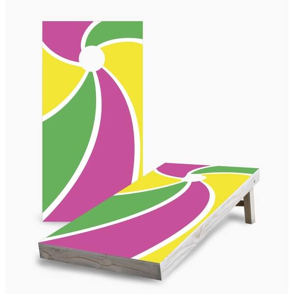 slide 2 of 7, Hurricane Cornhole Game (Choose Wraps or Boards) 2x4 Boards (24" x 48") - Include ALL Accessories