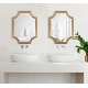 preview thumbnail 19 of 134, Kate and Laurel Hogan Scalloped Wood Framed Mirror