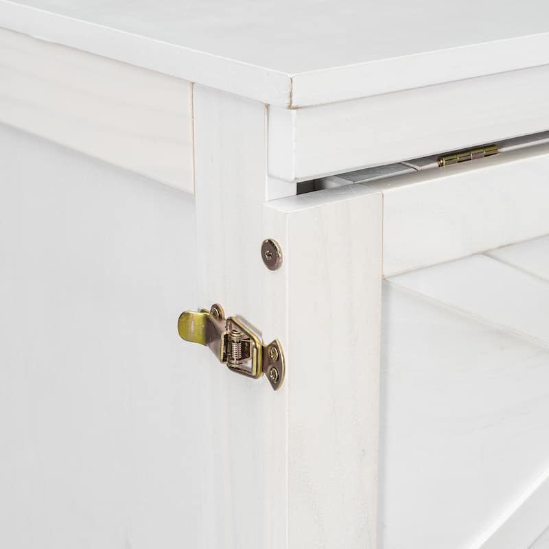 Queen Size Convertible Cabinet Bed with USB Ports by Harper&Bright Designs