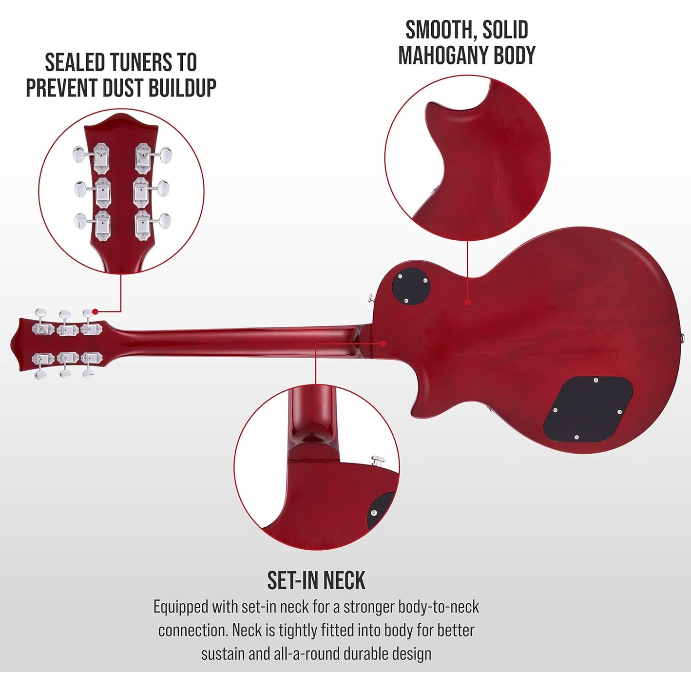 Cheap lp style guitar top