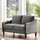 preview thumbnail 11 of 11, Trapper Contemporary Fabric Sloped Arms 2-Piece Sofa Set by Furniture of America