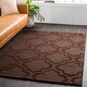 preview thumbnail 13 of 56, Hand-Woven Ali Tone-on-Tone Moroccan Trellis Wool Rug (9' x 12') - 9' x 12' Brown