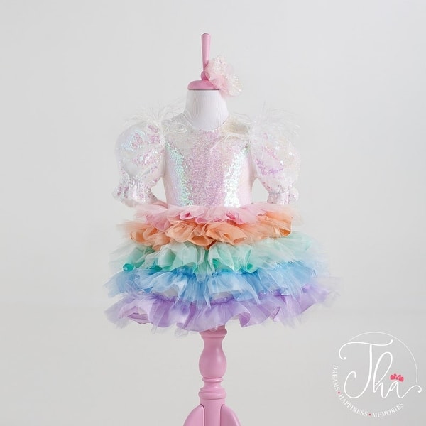 slide 2 of 4, Multi-Color Skirt Sequin Top Special Occasion Dress
