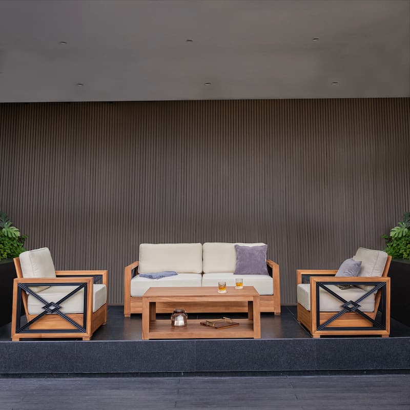 Cambridge Casual Provence Teak Outdoor Sofa