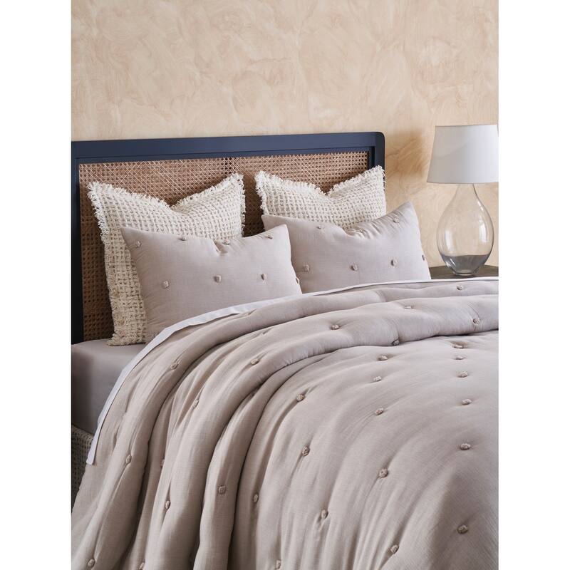 Zuri, Cotton, Natural, Comforter or Sham