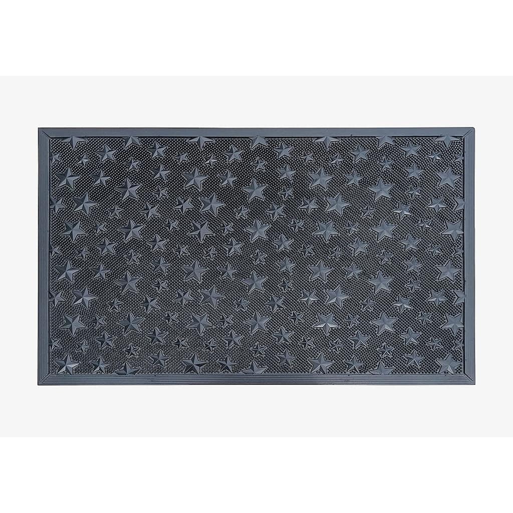 A1HC Rubber Pin Indoor Outdoor Entrance Door Mat, Fun Designed Floor Mat