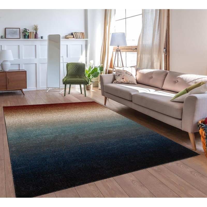 Luxe Weavers Modern Abstract Ombre Multi 5x7 Area Rug - 5' x 7'