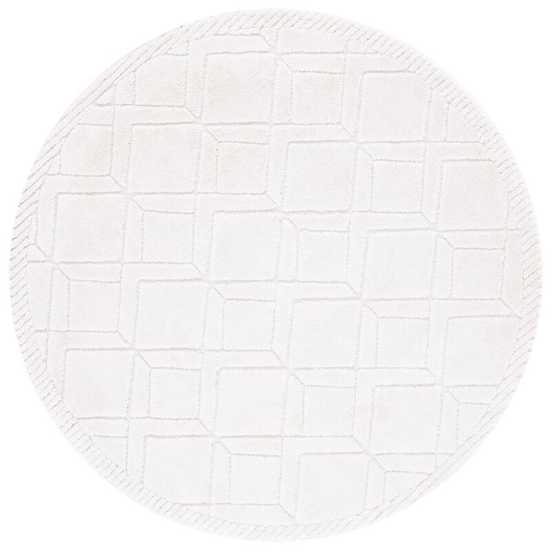 SAFAVIEH Handmade Marrakech Albine Traditional Rug - 6'7" Round - Ivory/Beige