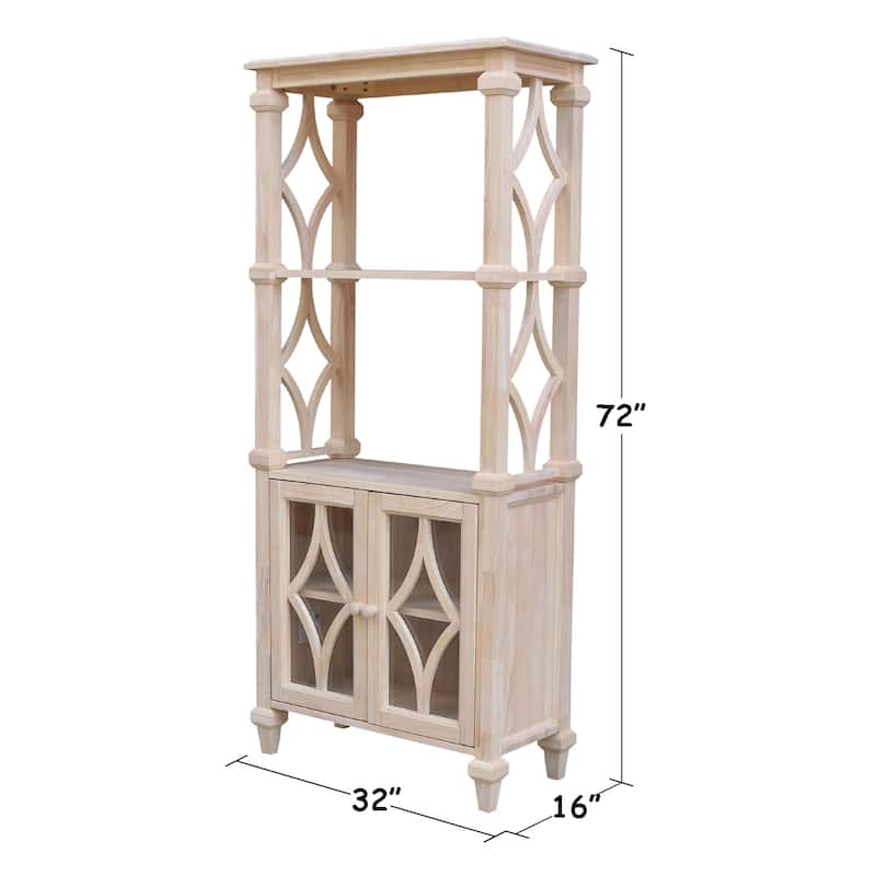 Josephine Solid Wood Bookcase