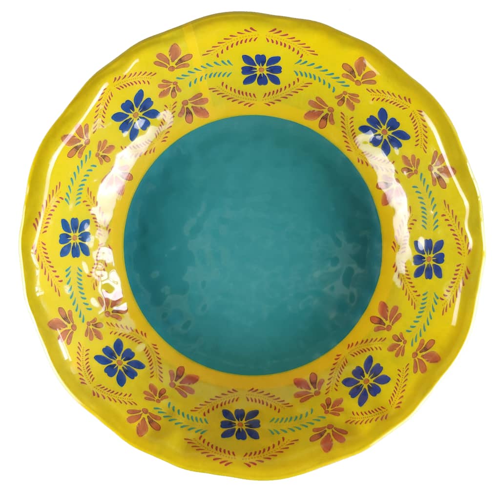 HiEnd Accents Bonita Melamine Collection Serving Bowl, 1 PC