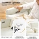 preview thumbnail 18 of 25, Ramon Modern Wall-hugging Power Reclining Sofa with USB Ports and Power Headrest and Extended Footrest by HULALA HOME