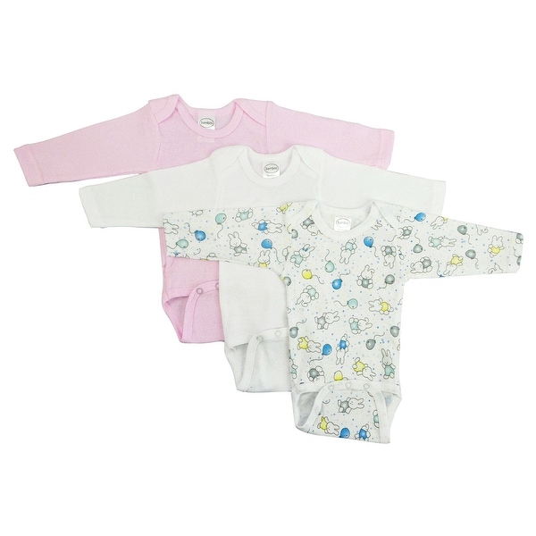 Bambini Infant Clothes Printed Boys Short Sleeve Variety 3 Pack 100/% Cotton Cute