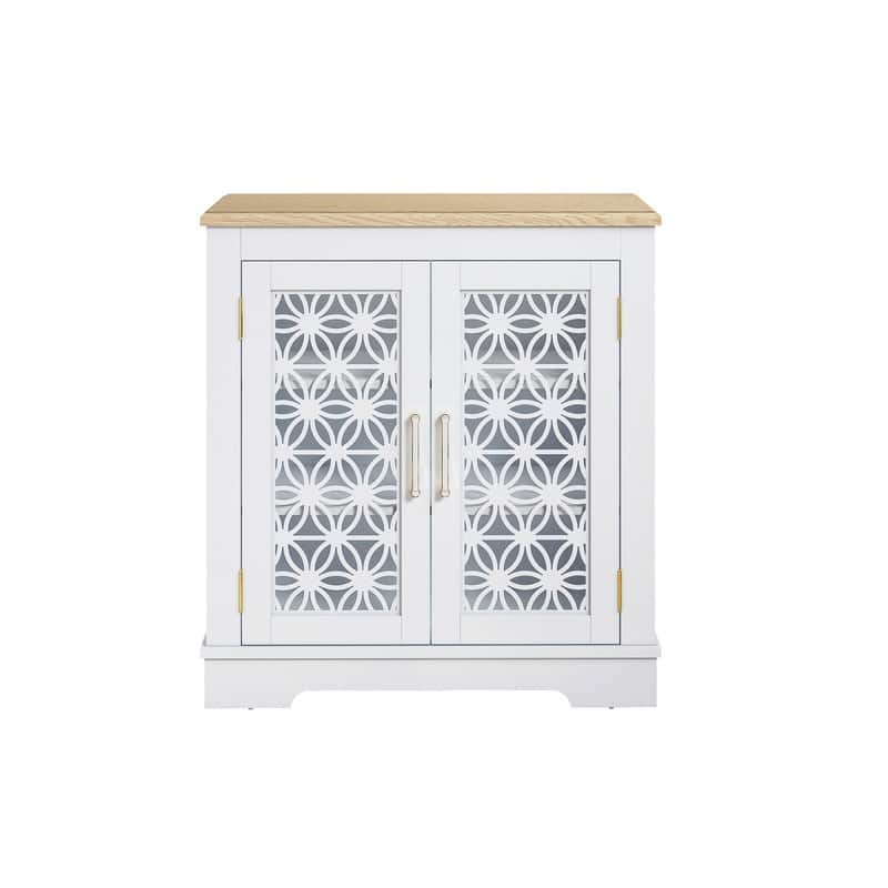 31 in. Rustic Bathroom Bedroom Accent Storage Cabinet