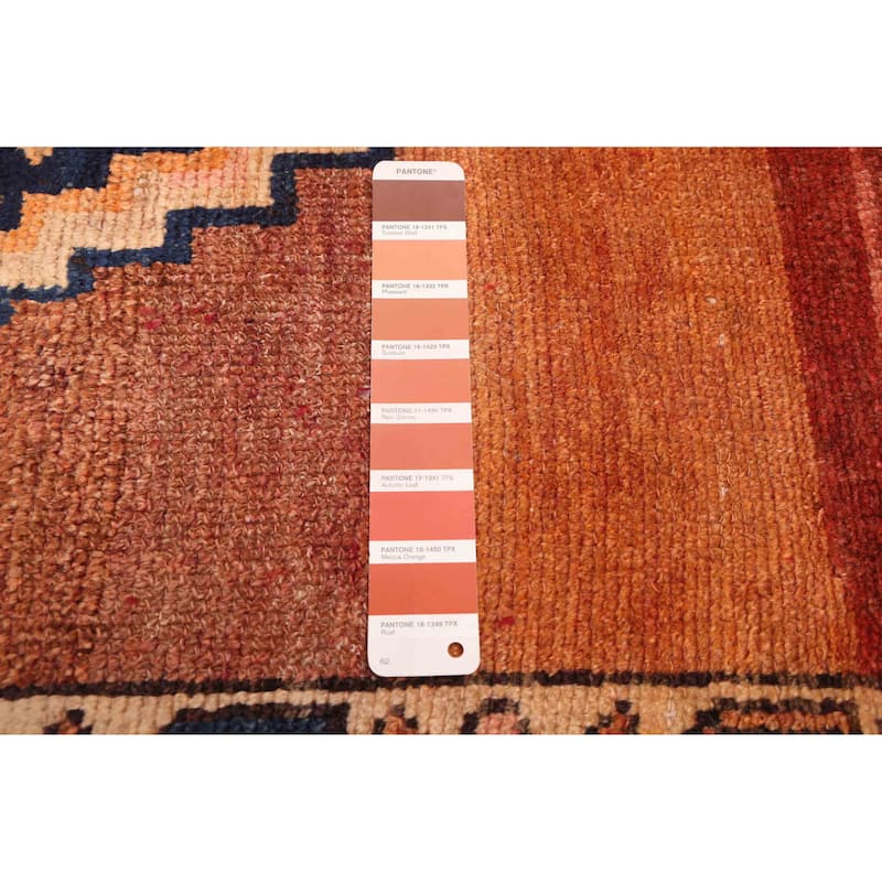 ECARPETGALLERY Hand-knotted Konya Anatolian Copper Wool Rug - 3'7 x 7'1