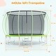 preview thumbnail 18 of 16, 16FT Trampoline, Recreational Trampolines with Enclosure Net and Ladder