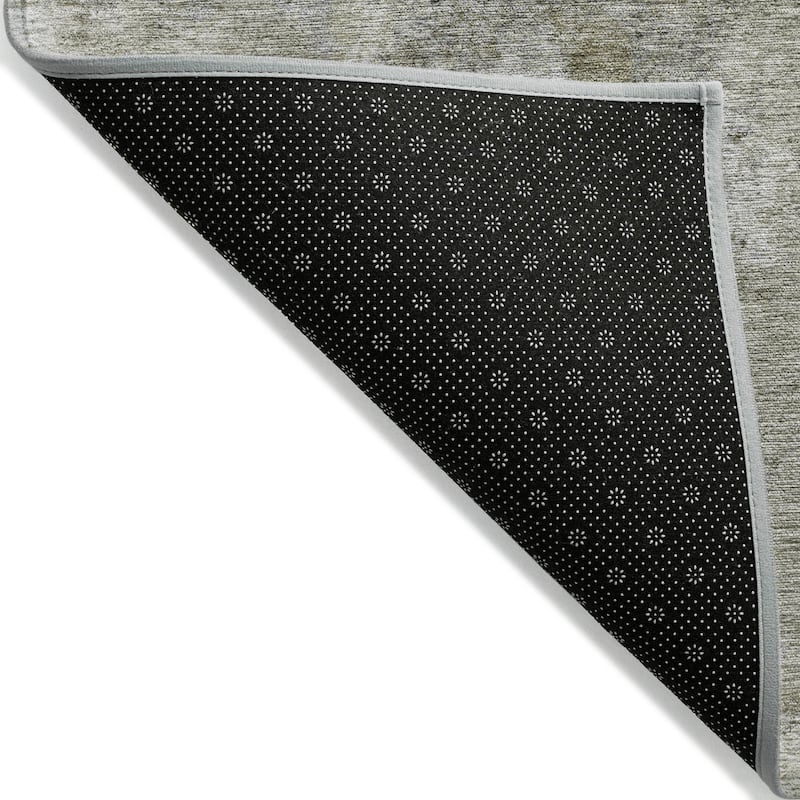 Machine Washable Indoor/ Outdoor Modern Ombre Chantille Rug