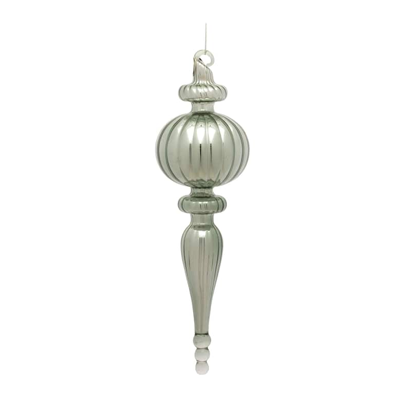 Glass Finial Drop Ornament (Set of 6)