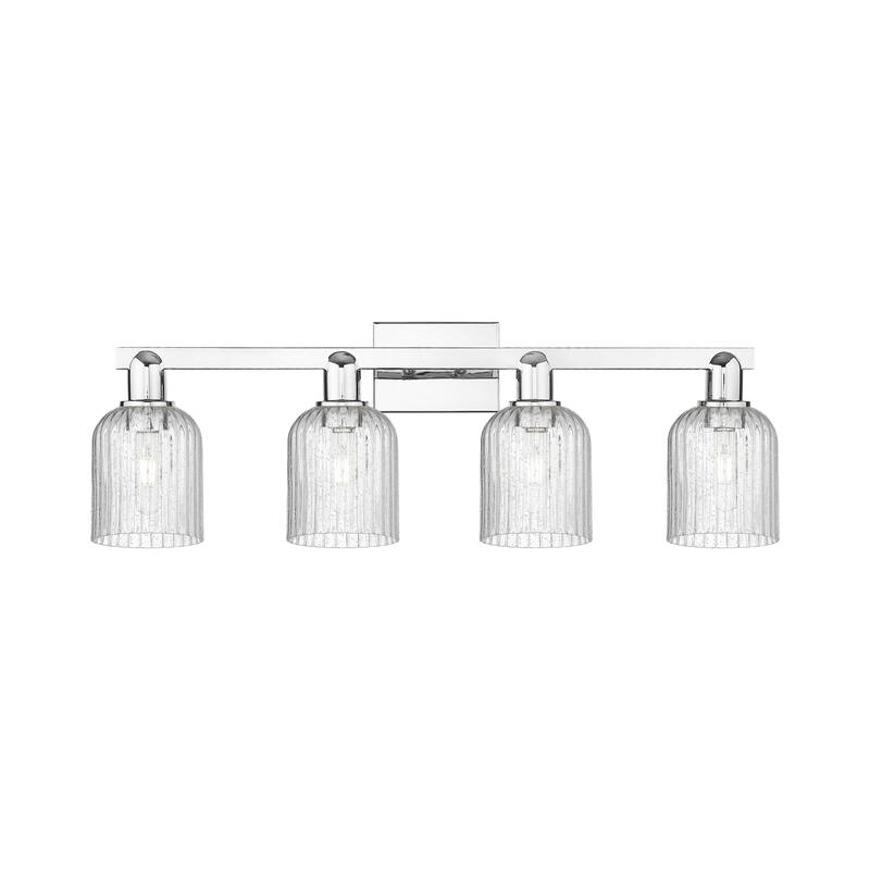 Innovations Lighting Downtown Urban - Bridal Veil - 4 Light 32" Bath Vanity Light